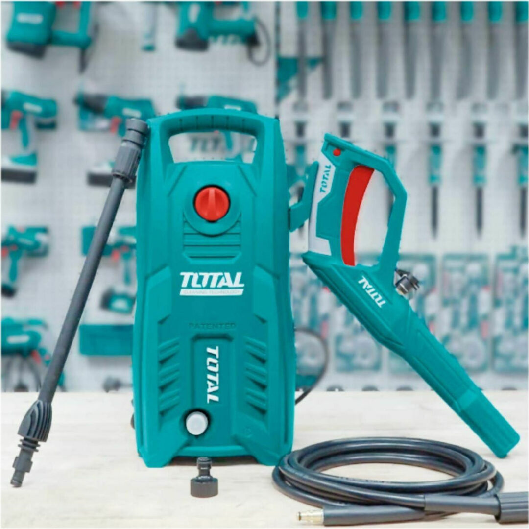 Nettoyeur haute pression 130Bar 1400W Nettoyeur Haute Pression TOTAL Nettoyeur haute pression 130Bar 1400W - ABMAROC | Vente de matériel de bricolage, jardinage, électroportatif en ligne - Bricolage maroc
