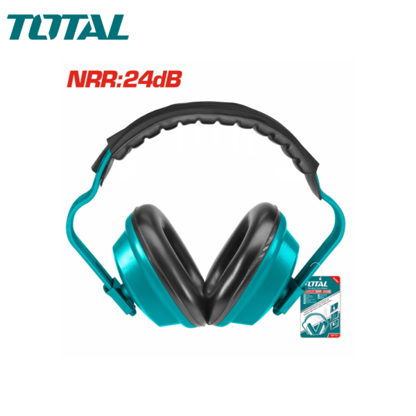 CACHE-OREILLES TOTAL: Cache-oreilles TOTAL: Une protection suprême contre le vacarme assourdissant! NRR: 24dB Corps en ABS résistant aux chocs, coussin en mousse souple
