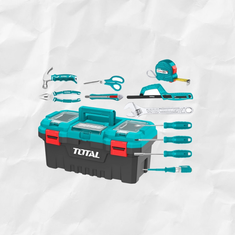 Pack : Visseuse 20V 2 batterie + Caisse a outils Perceuse TOTAL Pack : Visseuse 20V 2 batterie + Caisse a outils - ABMAROC | Vente de matériel de bricolage, jardinage, électroportatif en ligne - maroc Bricolage boite a outils