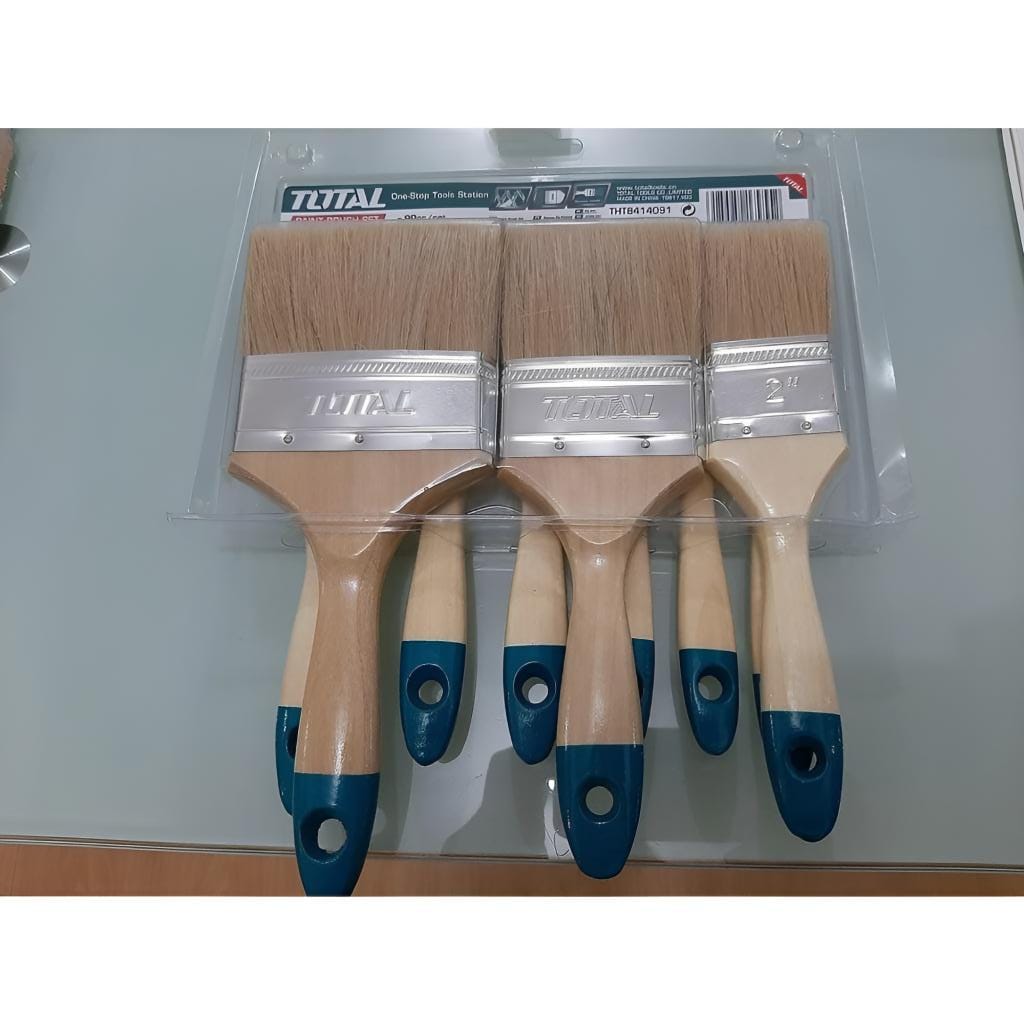 Ensemble de 9 pinceaux Outils à main TOTAL Ensemble de 9 pinceaux - ABMAROC | Vente de matériel de bricolage, jardinage, électroportatif en ligne - Bricolage maroc