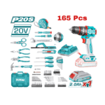 Perceuse visseuse 20V avec Jeu d'outils à Main 165 Pièces