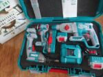TOTAL TOSLI250591 – Kit Combo Sans Fil Brushless 20V 5 Outils avec 2 Batteries 5,0 Ah – Image 3