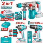 it Combo Sans Fil  20V 3 Outils avec 2 Batteries 5,0AH  TOSLI250693