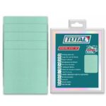 Set de feuilles abrasives TOTAL 145x114 mm – 50 pièces TAC145115